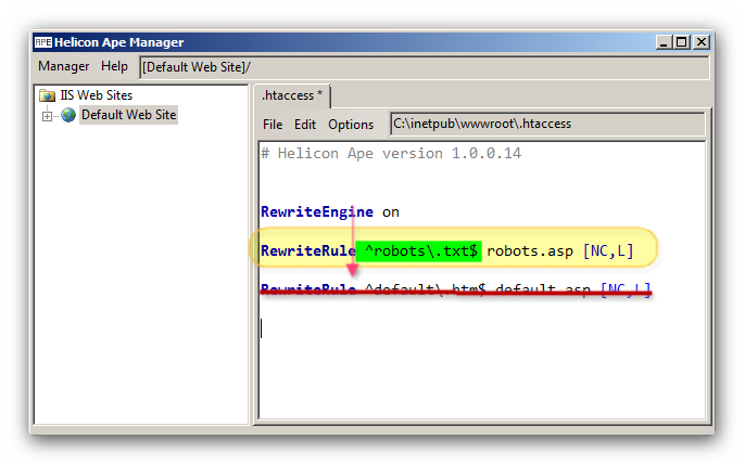 001 - Rule with flag L with right rule