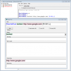 RegEx testing utility