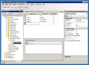 Table creation Table creation