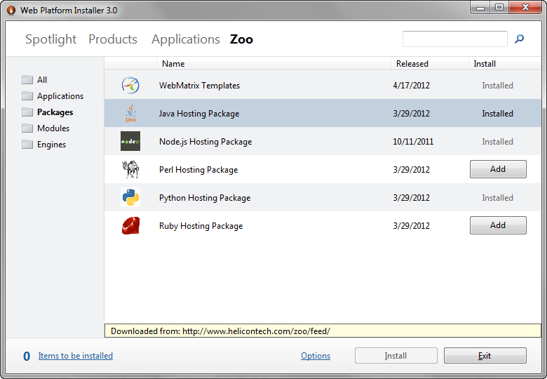 java-hosting-package
